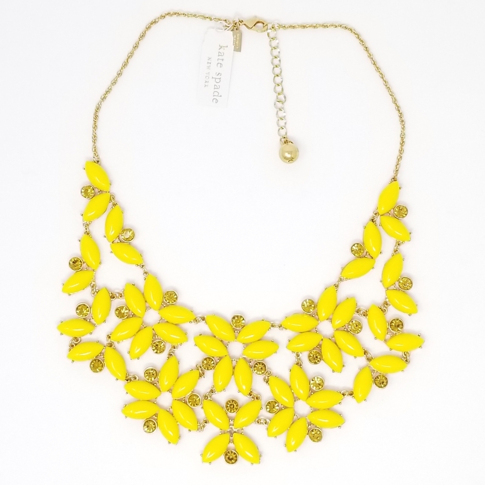 Kate Spade Yellow and Gold Necklace